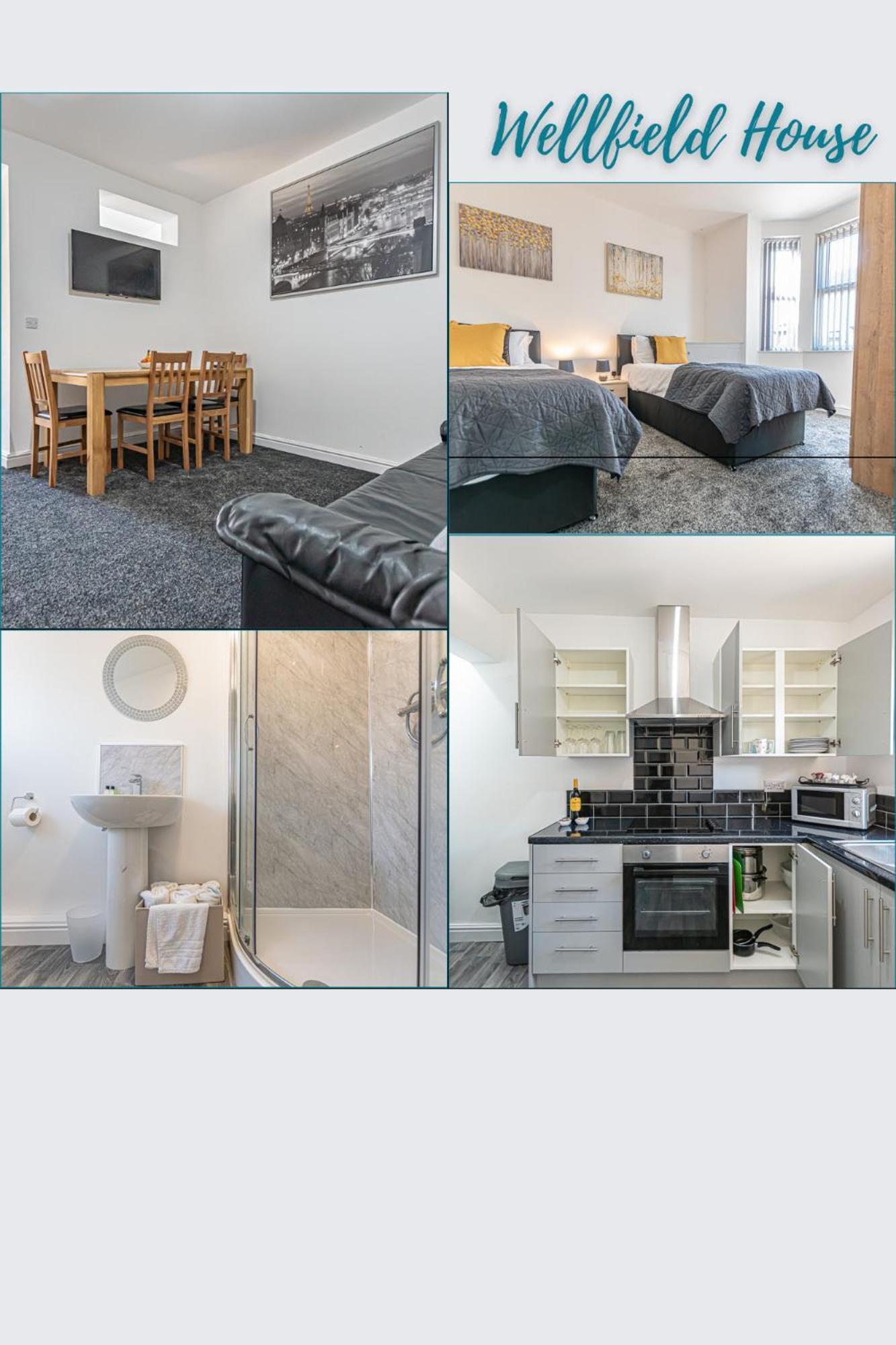 Wellfield Serviced Accommodation Warrington Bagian luar foto